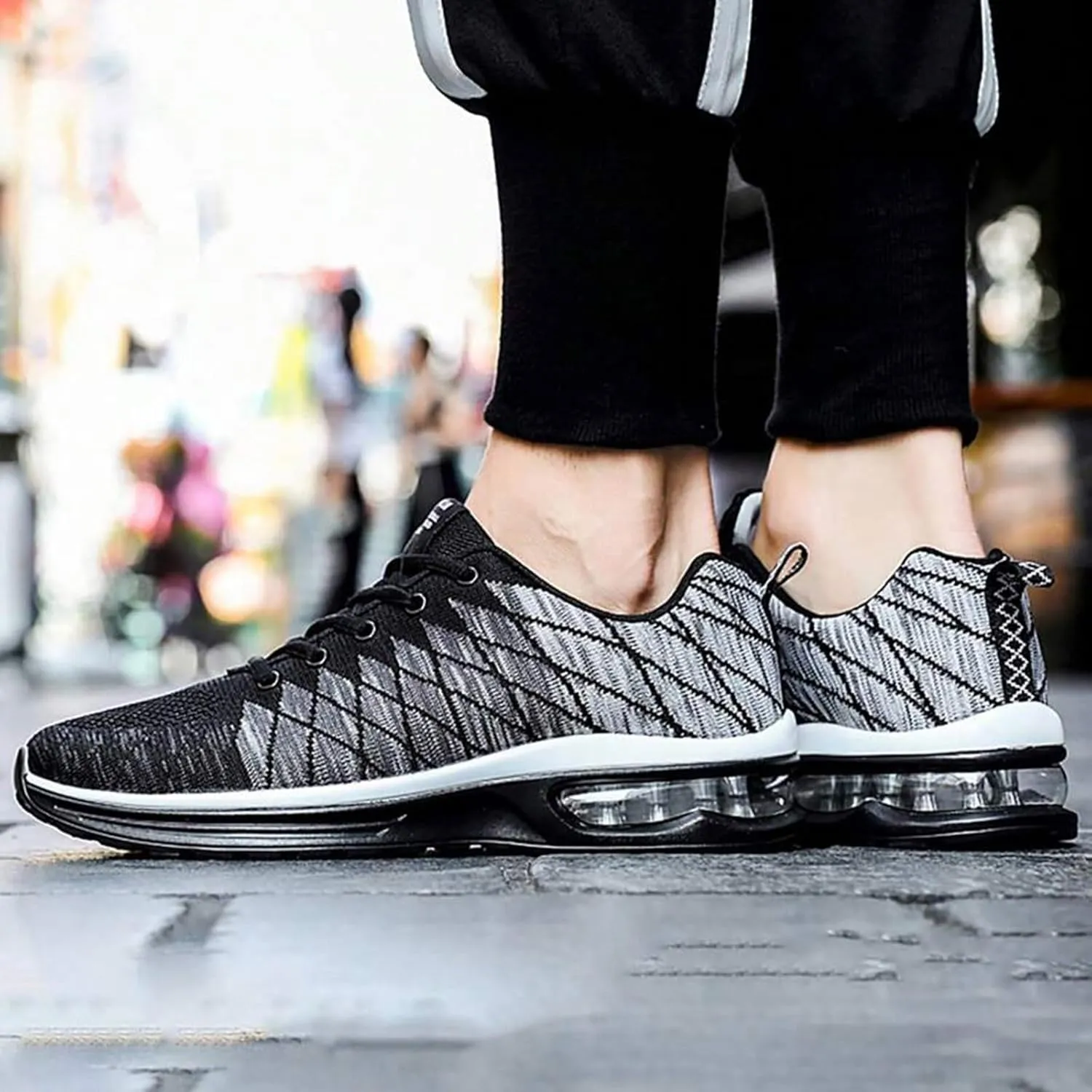 Workout Athletic Sport Shoes for Men Lightweight Breathable Walking Shoe Gym Tennis Sport Jogging Walking Shoes