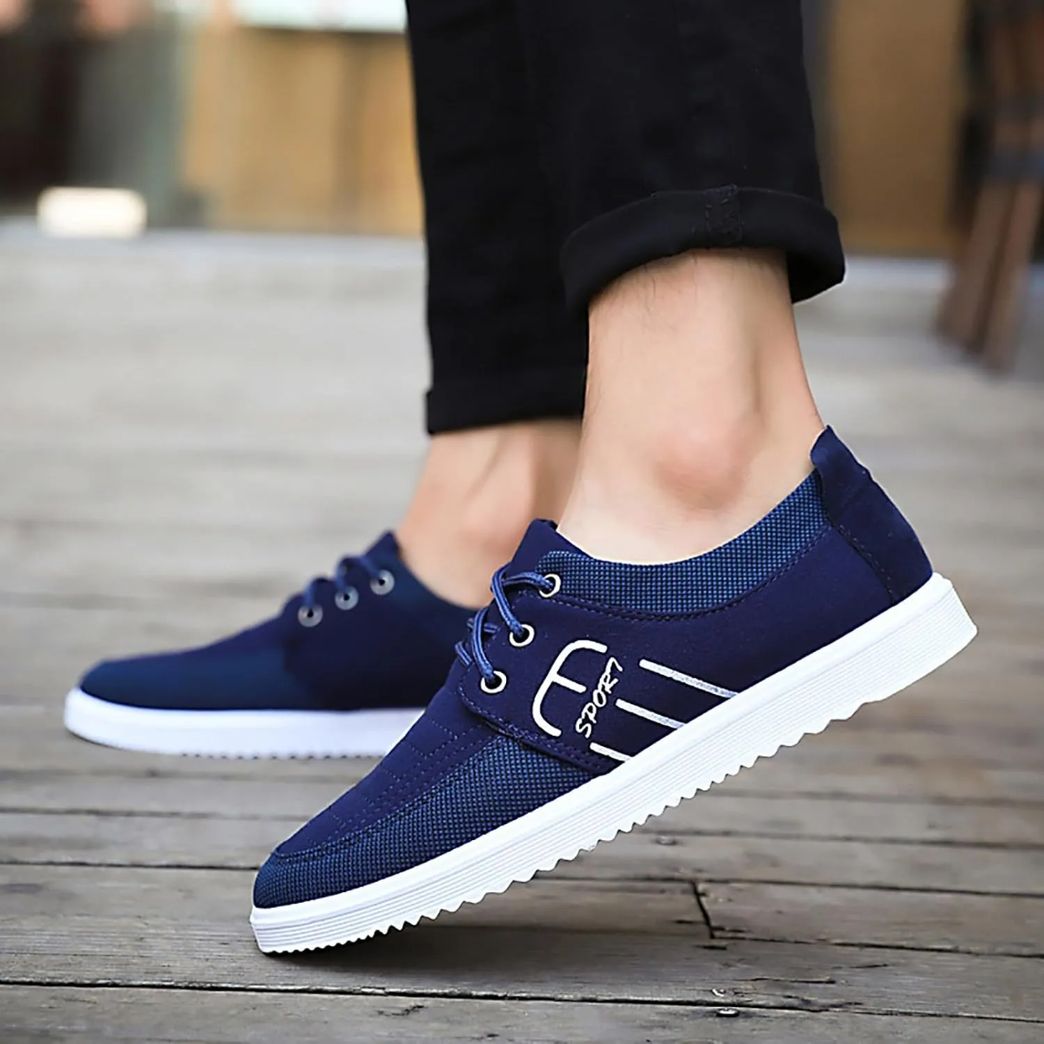 Workout Athletic Sport Shoes for Men Recovery Air Athletic Running Tennis Shoe Breathable Lace Up Shoes for Men