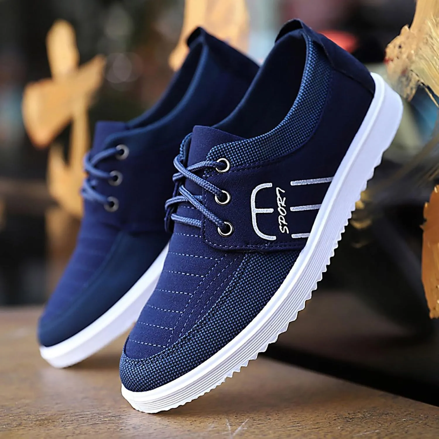 Workout Athletic Sport Shoes for Men Recovery Air Athletic Running Tennis Shoe Breathable Lace Up Shoes for Men